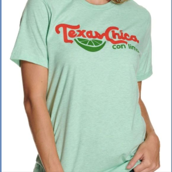 Tumbleweed Texstyles Tops - TUMBLEWEED Texstyles Women's Mint Texas Chica Con Lima🍹15